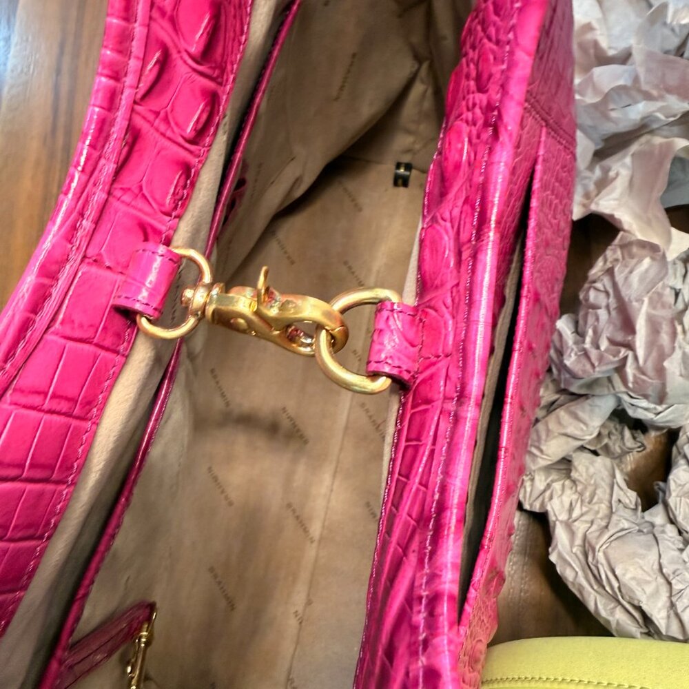EUC Pink/Fuchsia Brahmin shopper tote. - Picture 4 of 14